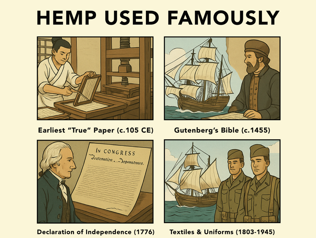 Hemp Used Famously | How One Plant Quietly Shaped Global History