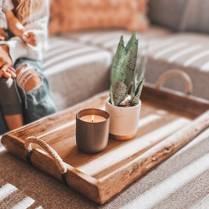 Clean & Bright | Farmhouse Hemp Candle | Lemon Basil | 10oz.