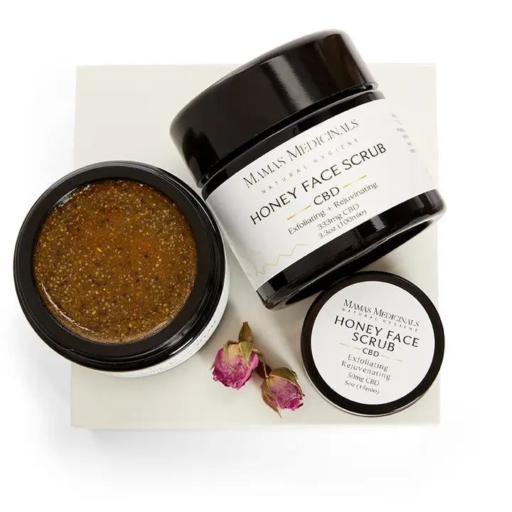 Mama's Medicinals | CBD Honey Face Scrub | 3 oz.