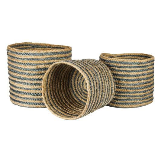 Bossa Hemp Baskets | Set of 3