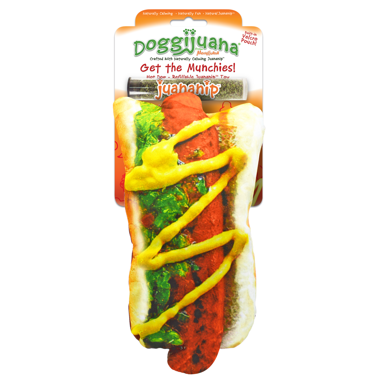 Doggijuana | Get the Munchies! | Hot Dog Refillable Dog Toy