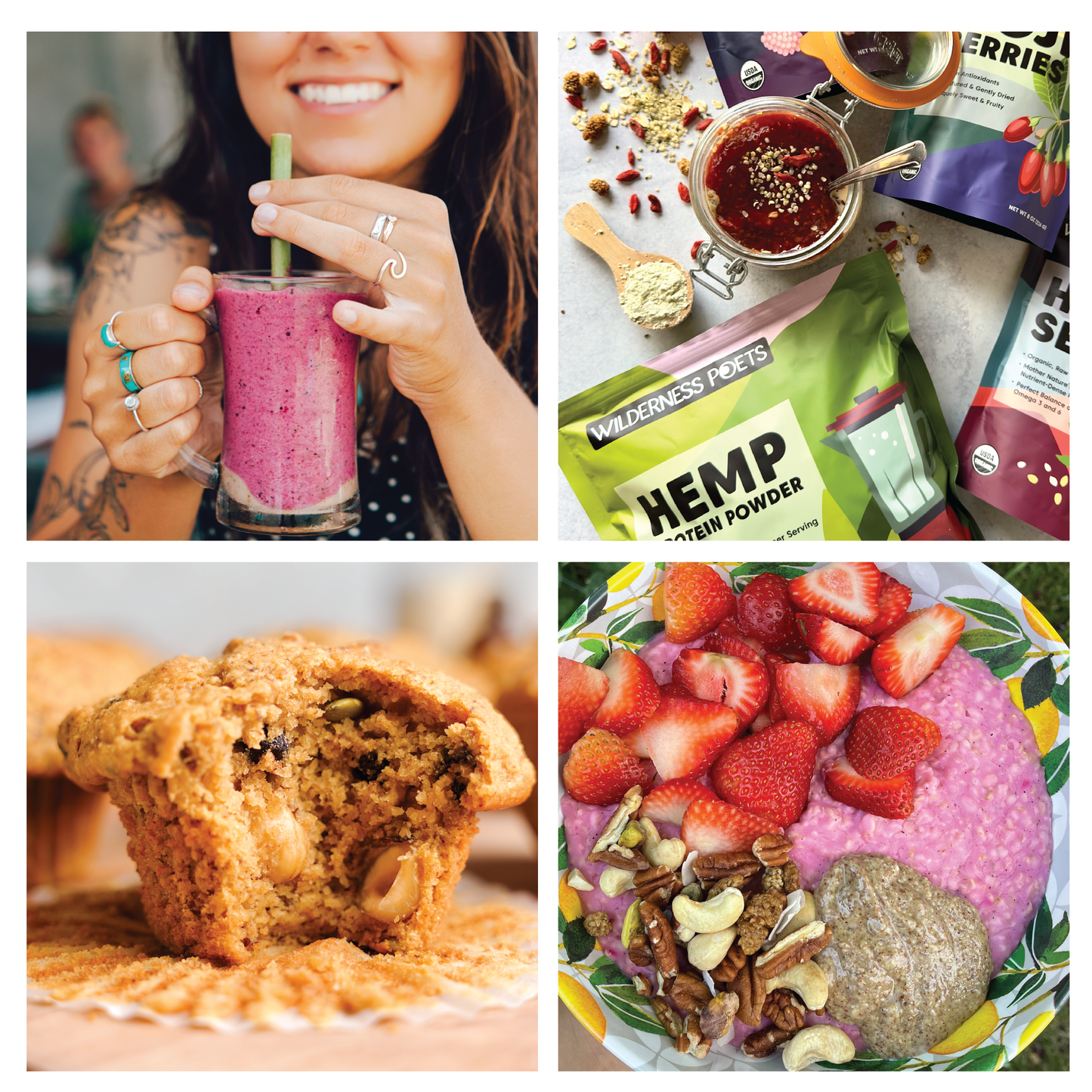 Organic Hemp Protein Powder | 8 oz