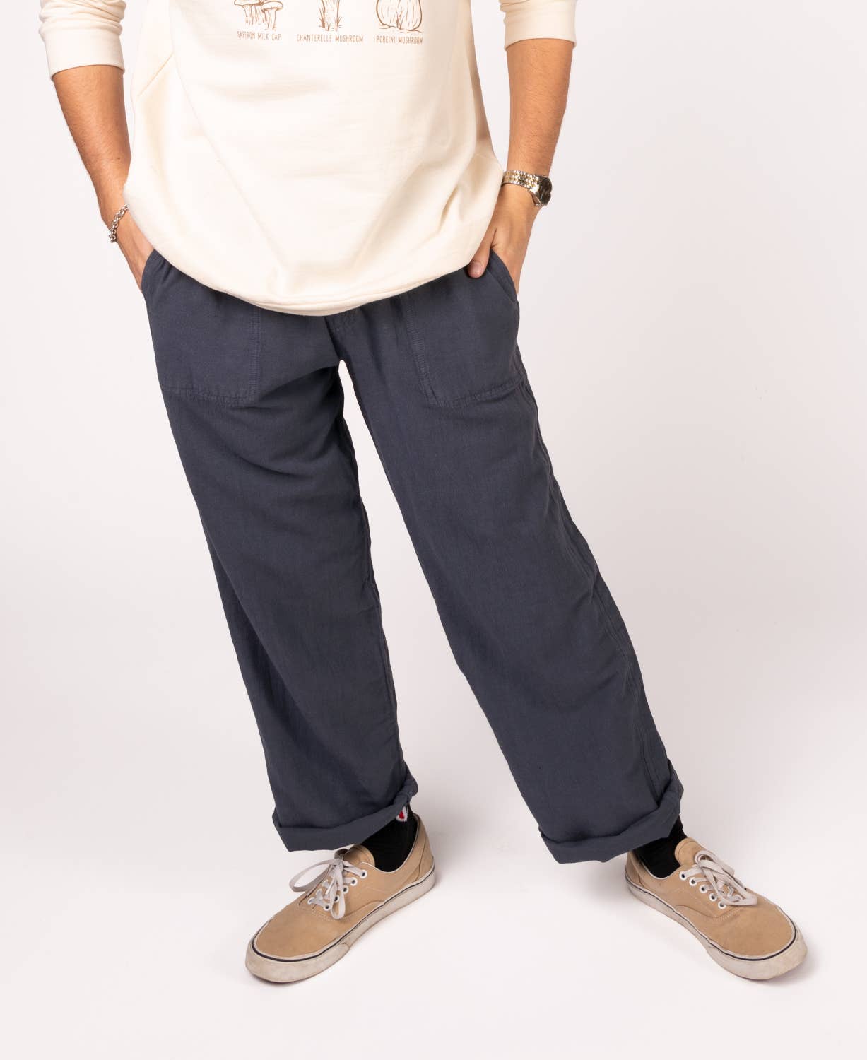 Men's Hemp Yoga Pants | Midnight