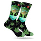 Alien Eyes Weed Socks | Unisex