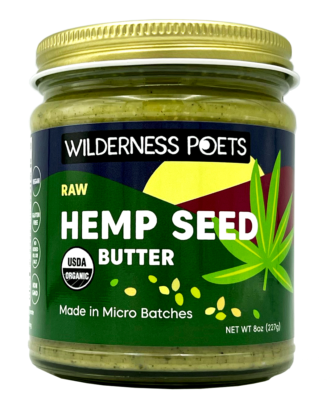 Organic Hemp Seed Butter | 8 oz