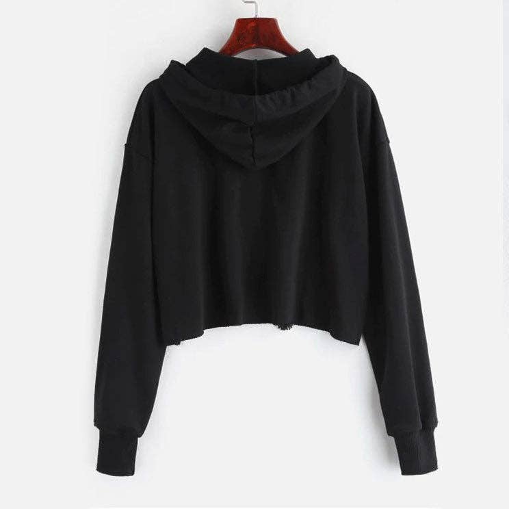 Be a Good Human | Crop Top Hoodie