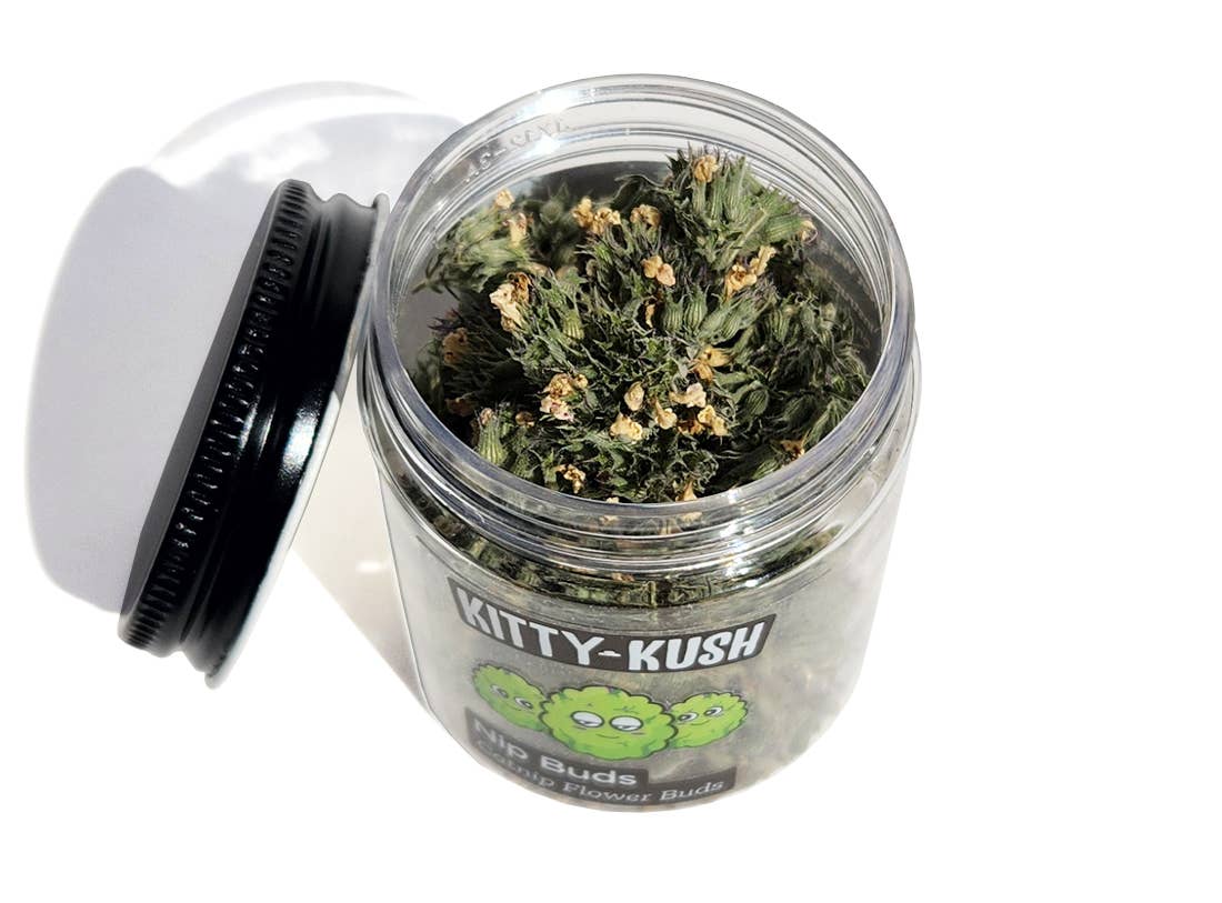 Nip Buds | Catnip Flower Buds with Grinder