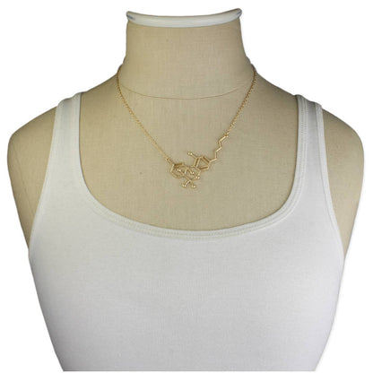 Chemical Reaction | THC Molecule Necklace