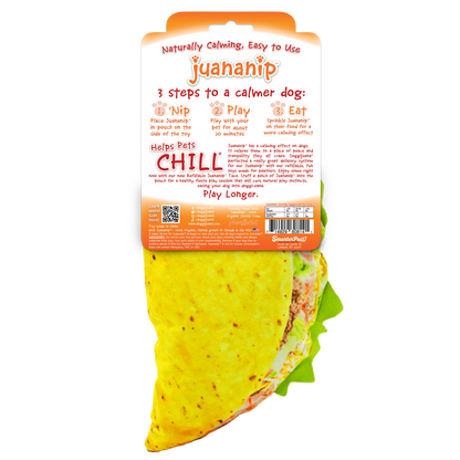 Doggijuana | Get the Munchies! |  Taco Refillable Dog Toy