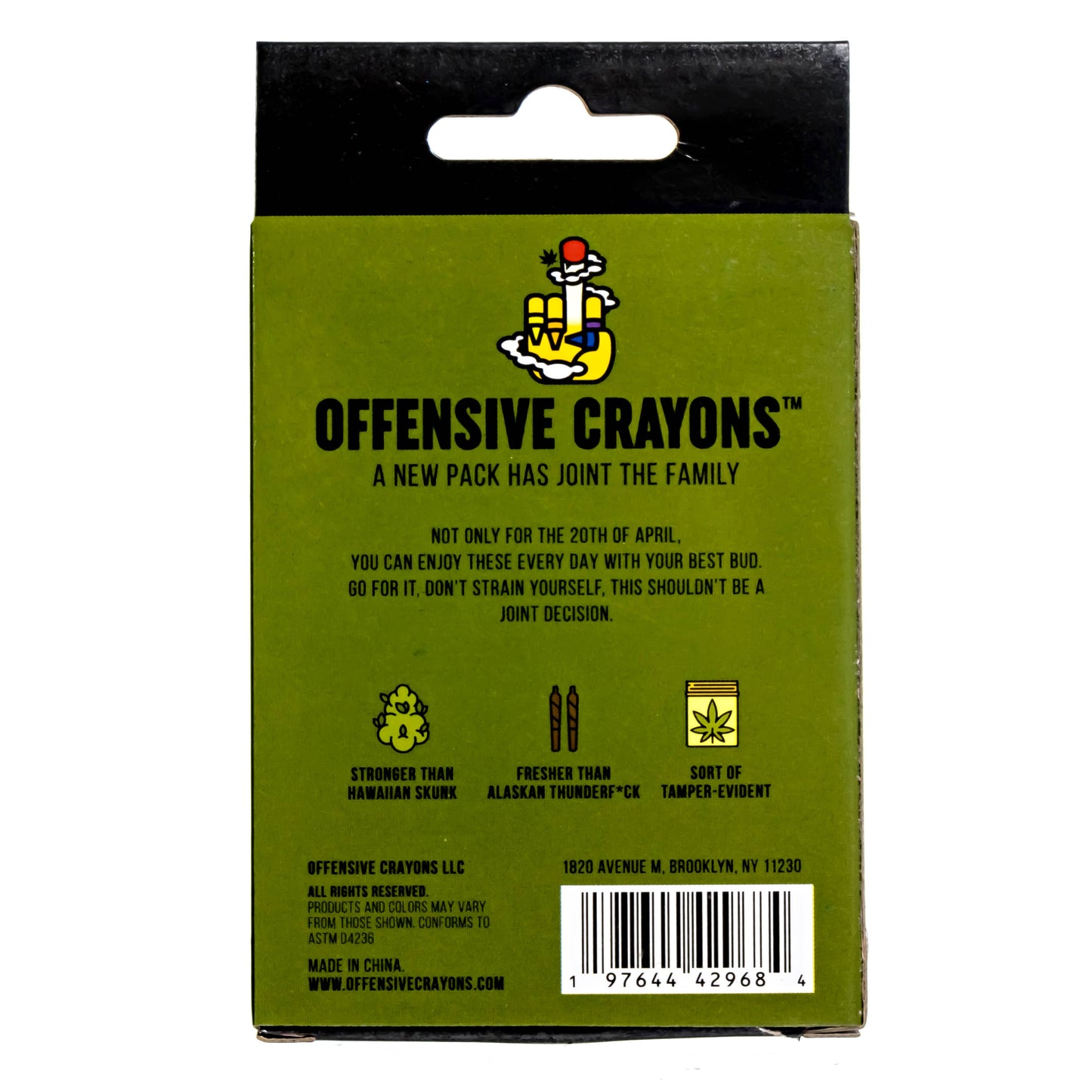 Offensive Crayons |  "Pot Pack" Edition