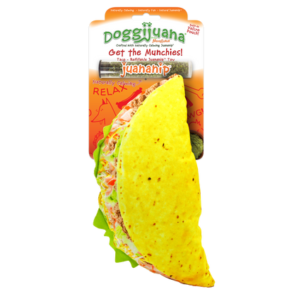 Doggijuana | Get the Munchies! |  Taco Refillable Dog Toy