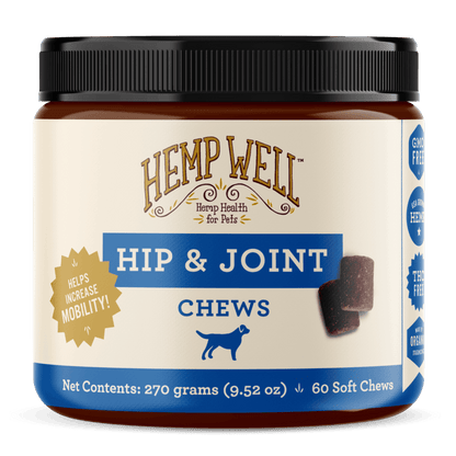 Hemp Well | Hip & Joint Dog Soft Chews | 60 Count