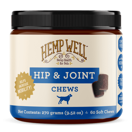 Hemp Well | Hip & Joint Dog Soft Chews | 60 Count