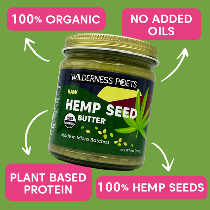 Organic Hemp Seed Butter | 8 oz