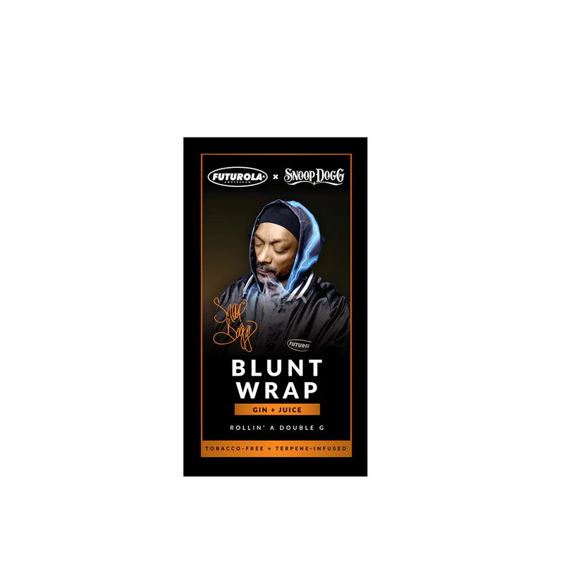 Snoop Dogg | Terpene-Infused Gin and Juice Blunt Wrap | Single Wrap