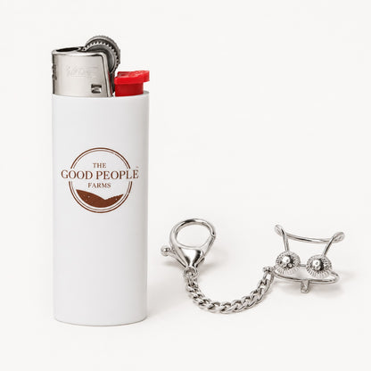 EDIE PARKER | Lighter Cover Keychain in Coconut
