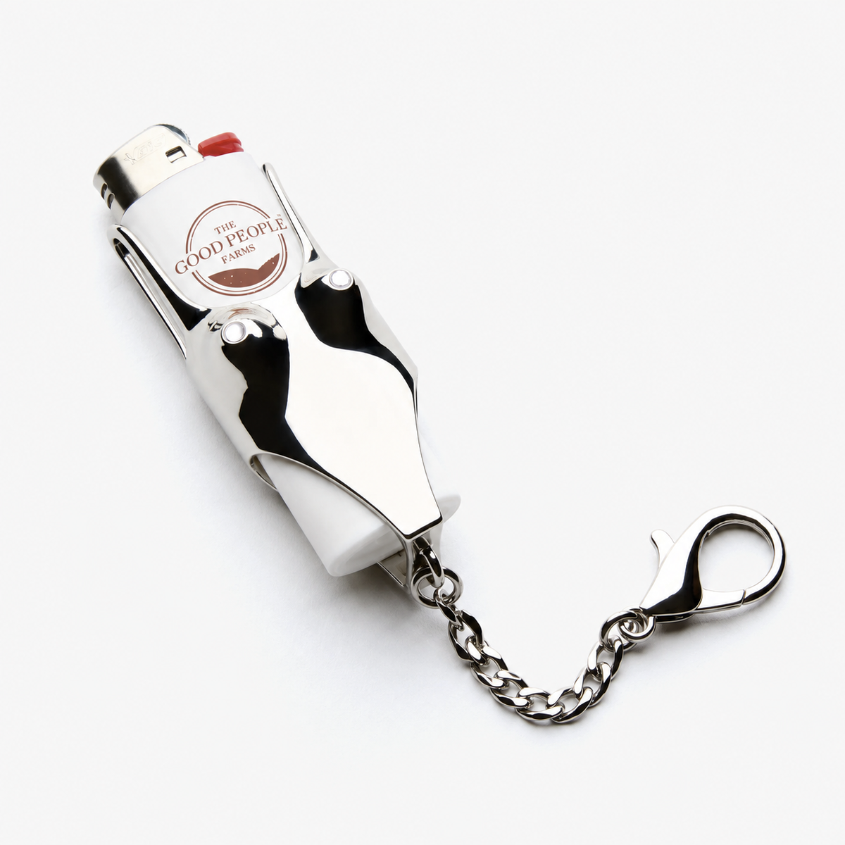 EDIE PARKER | Lighter Cover | One Piece Suit | Silver
