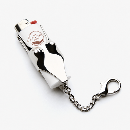 EDIE PARKER | Lighter Cover | One Piece Suit | Silver