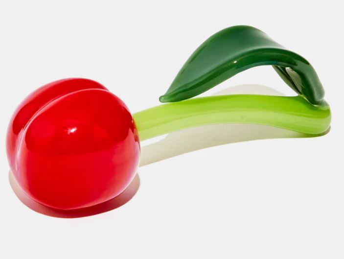 EDIE PARKER | Cherry Glass Fruit Pipe