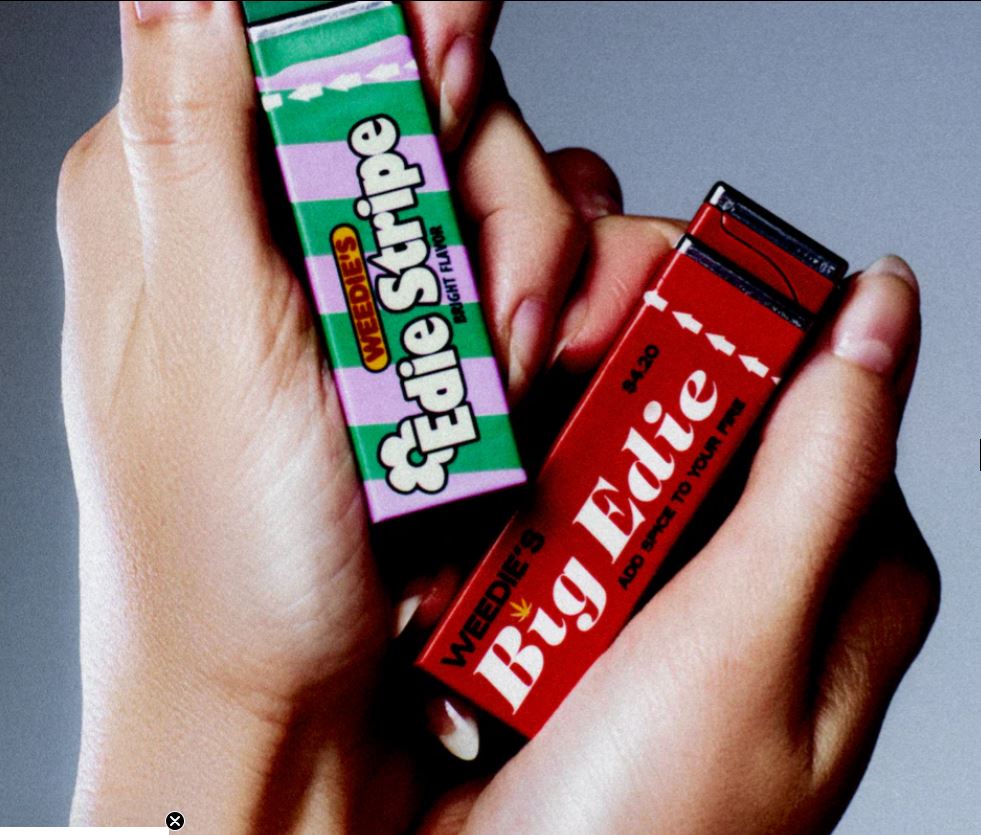 EDIE PARKER | Gum Lighter | Big Edie Red