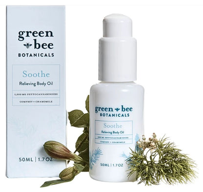 Green Bee Botanicals | Soothe Relieving Body Oil | Hemp Phytocannabinoids