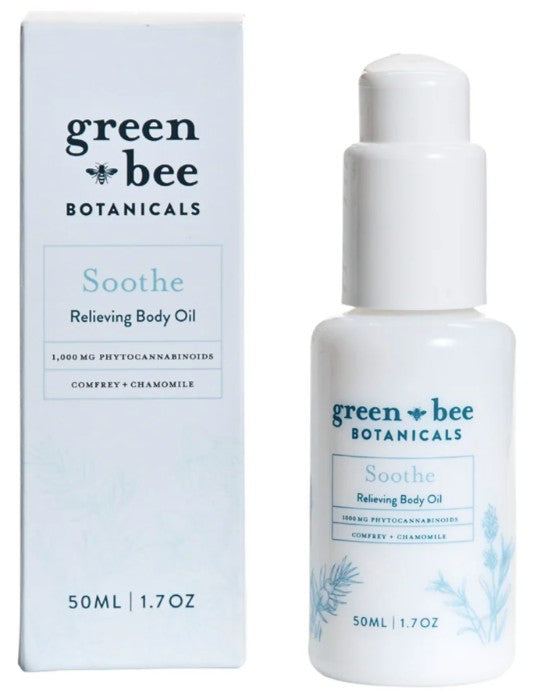 Green Bee Botanicals | Soothe Relieving Body Oil | Hemp Phytocannabinoids