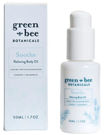Green Bee Botanicals | Soothe Relieving Body Oil | Hemp Phytocannabinoids