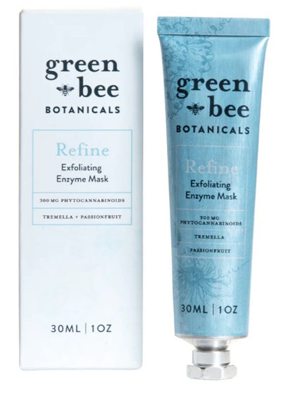 Green Bee Botanicals | Refine Exfoliating Enzyme Mask | CBDa & CBD