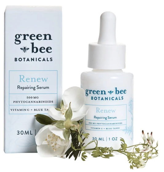 Green Bee Botanicals | Renew Repairing Face Serum | CBD & CBDa