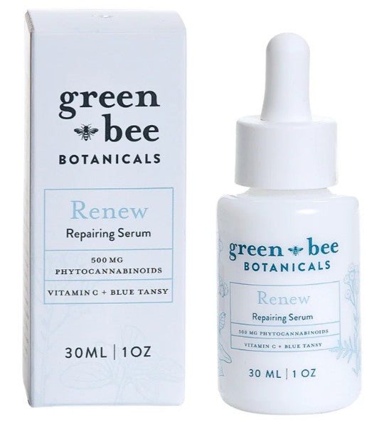 Green Bee Botanicals | Renew Repairing Face Serum | CBD & CBDa
