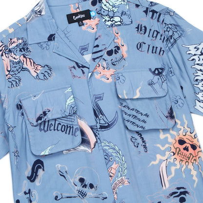 Cookies | Heaven Can Wait Vaca SS Woven Shirt