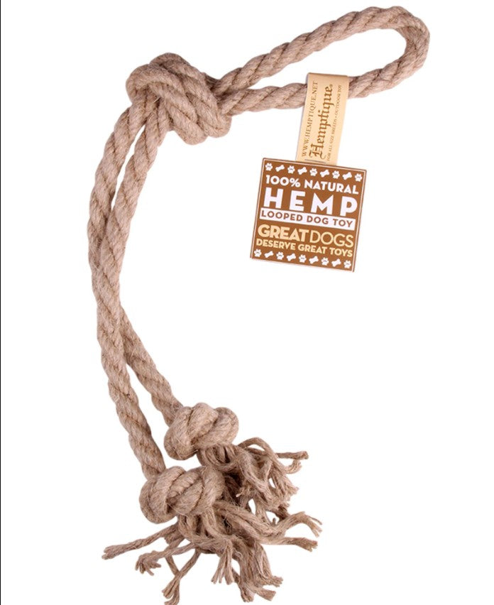 Hemptique | Hemp Rope Loop Dog Toy