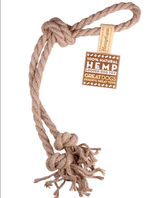 Hemptique | Hemp Rope Loop Dog Toy