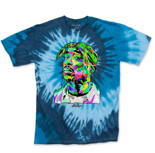 Pop Art Pac Tie Dye Blue