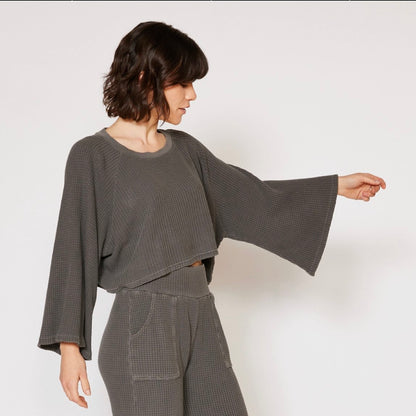 People of Leisure | Lotus Hemp Waffle Top