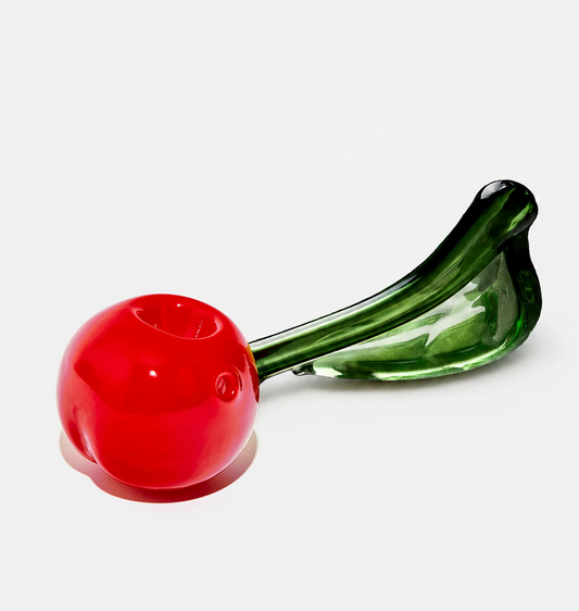 EDIE PARKER | Cherry Glass Fruit Pipe
