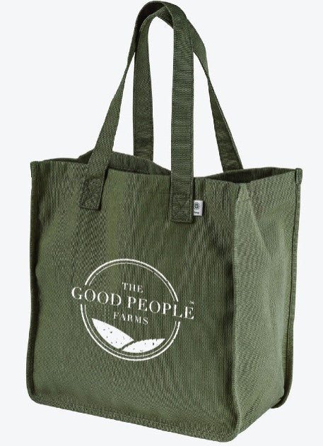 The Good People Farms | Hemp Blend Market Tote | Sustainable Style