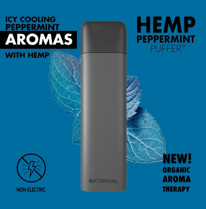Natranal Peppermint + Hemp Habit Replacement Oral Fixation Puffer to Replace Smoking or Vaping