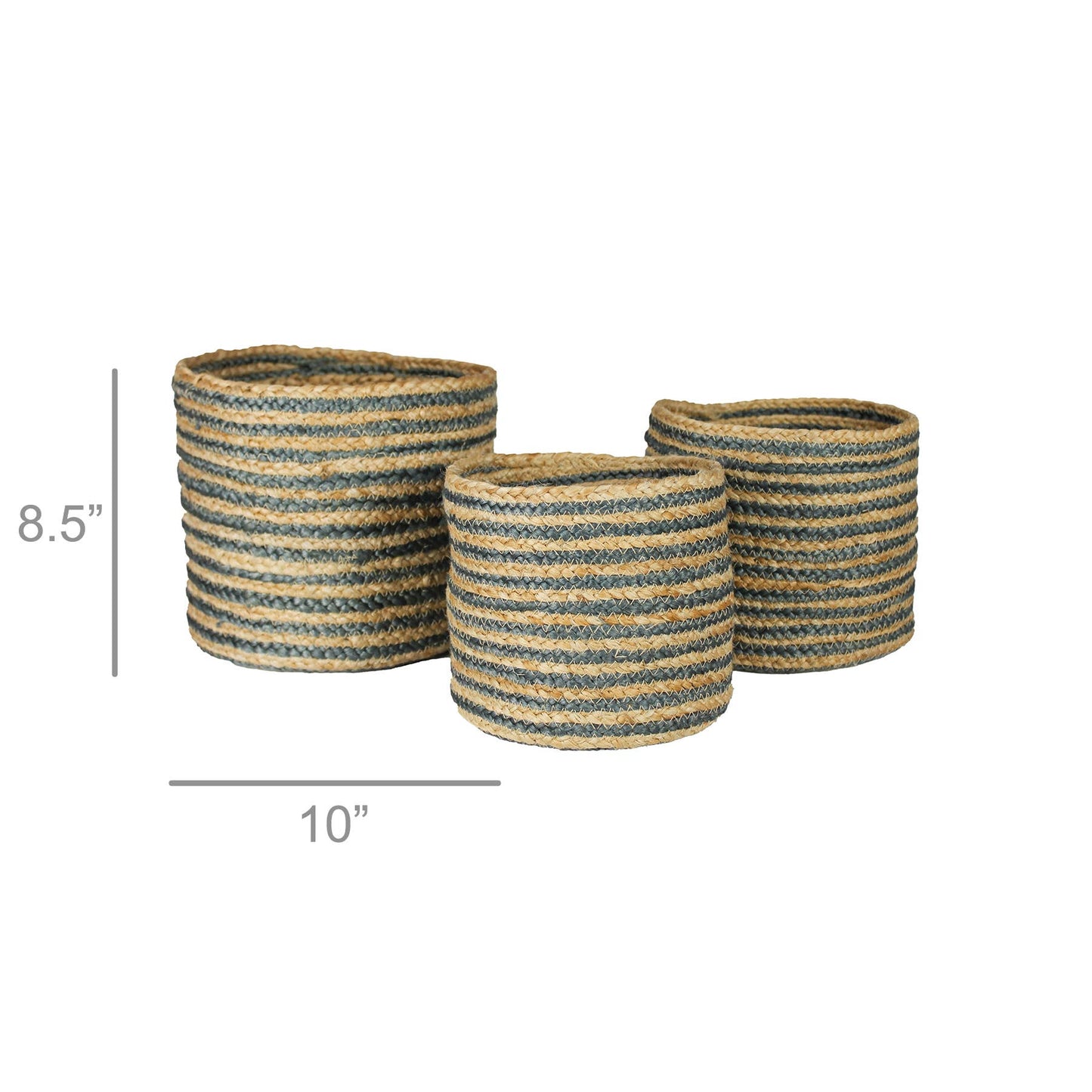 Bossa Hemp Baskets | Set of 3