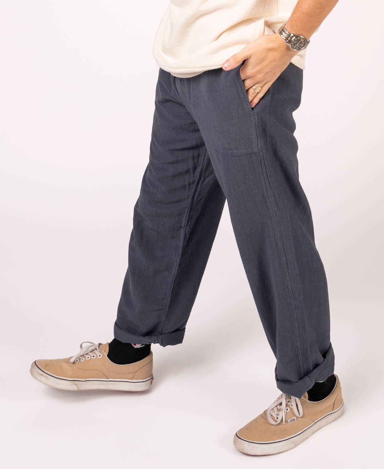 Men's Hemp Yoga Pants | Midnight