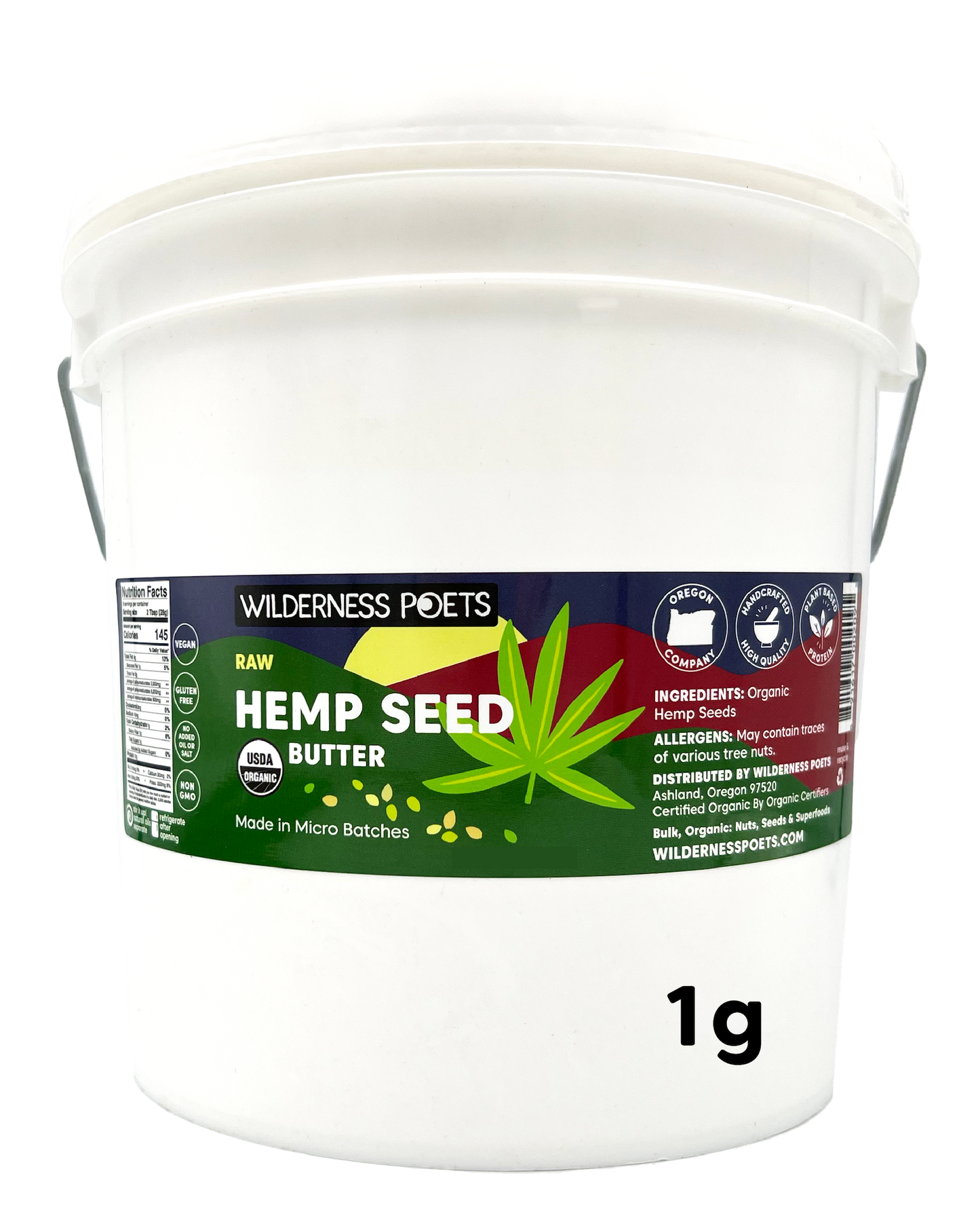 Organic Hemp Seed Butter | 8 oz