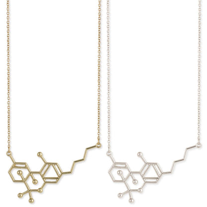 Chemical Reaction | THC Molecule Necklace