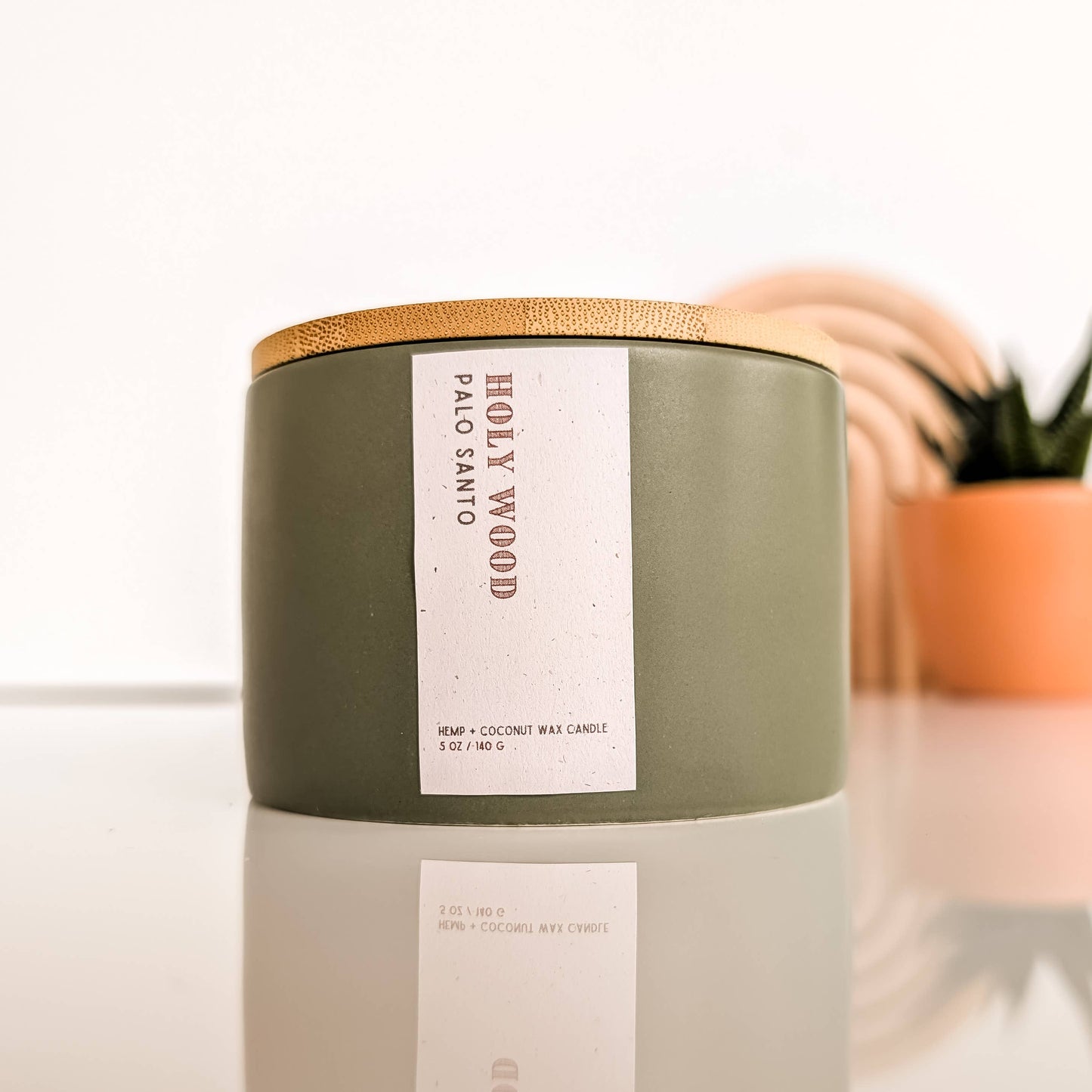 Holy Wood | Palo Santo Hemp Candle | 5 oz.