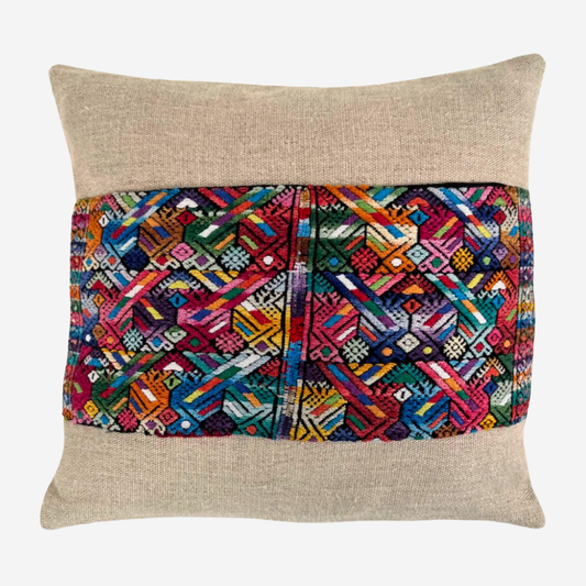 Huipil & Hemp Pillow