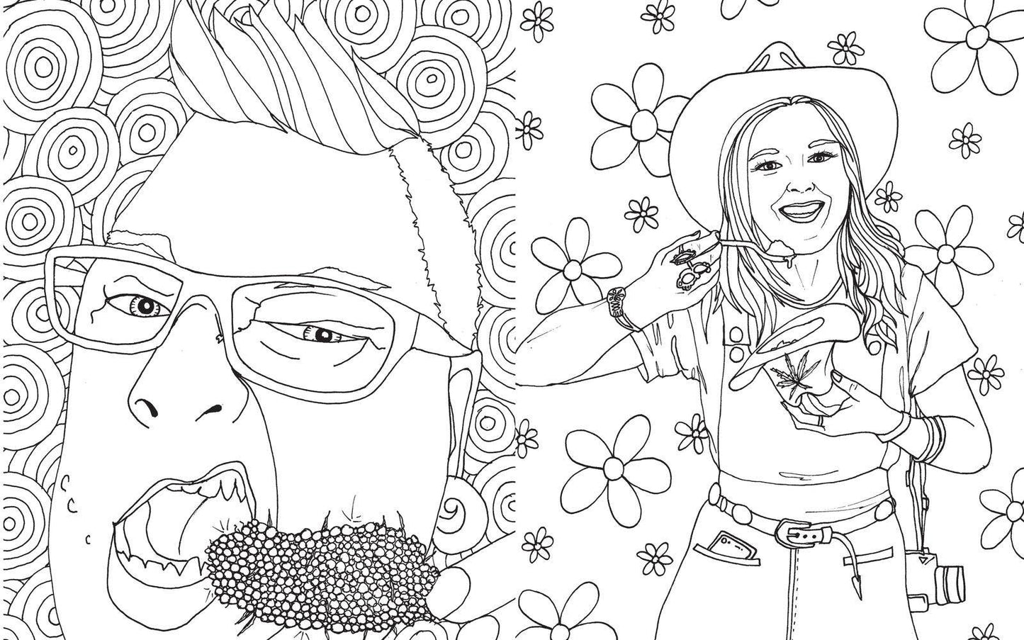 The Stoner Babes | Coloring Book