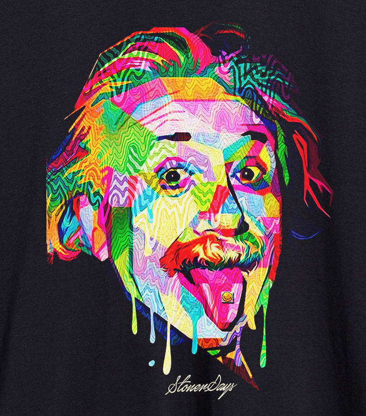 Pop Art Einstein White Tee