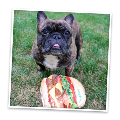 Doggijuana | Get the Munchies ! | Cheeseburger Refillable Dog Toy