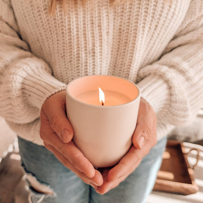 Clean & Bright | Farmhouse Hemp Candle | Lemon Basil | 10oz.