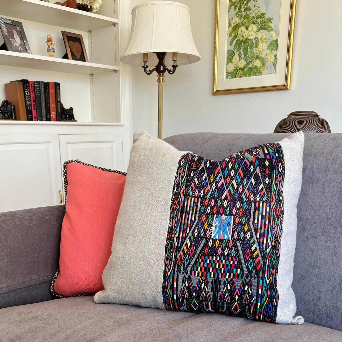 Huipil & Hemp Pillow