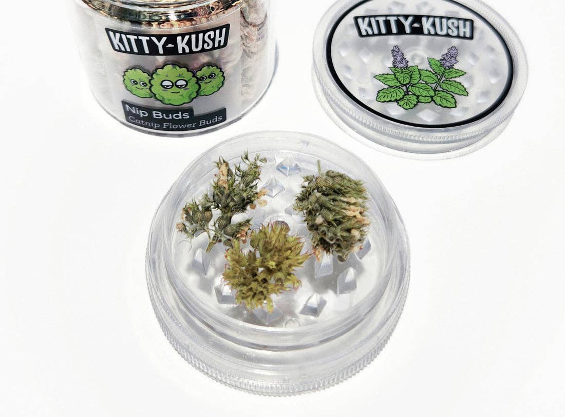 Nip Buds | Catnip Flower Buds with Grinder